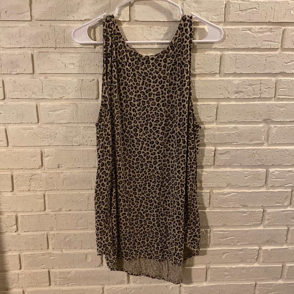 Luxe Leopard Printed Tank Top
